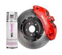 MG PRIME peinture étriers de frein Racing Red bi-composant en bombe aérosol 400ml (similaire à RAL 3020 Rouge signalisation)