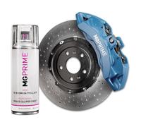 MG PRIME peinture étriers de frein Sky Blue bi-composant en bombe aérosol 400ml (similaire à RAL 5017 Bleu signalisation)