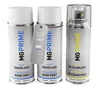 MG PRIME Peinture moto kit bombe aérosol 2c pour Suzuki Motorrad YKY Vigor Blue Mica Metallic bombe aérosol couche de fond, de base, 2 composants vernis