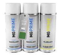 MG PRIME Peinture moto kit bombe aérosol pour Kawasaki 51P Candy Line Green Metallic de fond de base de vernis bombe aérosol 400ml