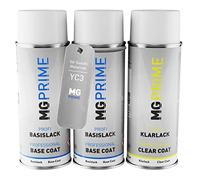 MG PRIME Peinture moto kit bombe aérosol pour Suzuki Motorrad YC3 Glass White Pearl de fond de base de vernis bombe aérosol 400ml