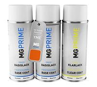 MG PRIME Peinture moto kit bombe aérosol pour Suzuki Motorrad YME Candy Max Orange Pearl de fond de base de vernis bombe aérosol 400ml
