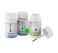 MG PRIME Peinture moto Kit de stylo retouche pour Kawasaki 40R Golden Blazed Green P de fond, de base, de vernis de 50ml par flacon