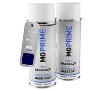 MG PRIME Peinture voiture Bombe aérosol de pour Tesla PPSB Ocean Blue Pearl Metallic/Deep Blue Pearl Metallic couche de fond, de base, bombe aérosol 400ml