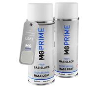 MG PRIME Peinture voiture Bombe aérosol de pour Volkswagen VW L0K1 / 0K1 / 0R Oryxweiss Perlmutt/Oryx White Pearl Metallic couche de fond, de base, bombe aérosol 400ml