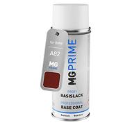 MG PRIME Peinture voiture Bombe aérosol pour BMW A82 Vermillion Red Metallic de base de 400ml