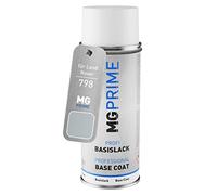 MG PRIME Peinture voiture Bombe aérosol pour Land Rover 798 / LRC798-MBK Zermatt Silver Metallic de base de 400ml