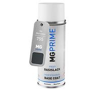 MG PRIME Peinture voiture Bombe aérosol pour Mercedes 755/7755 Tenoritgrau Metallic/Gris Tenorite Metallic de base de 400ml