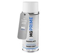MG PRIME Peinture voiture Bombe aérosol pour Porsche 655 / U1 Platin Metallic/Platinum Metallic de base de 400ml