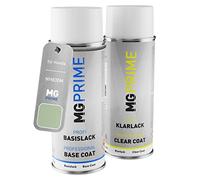MG PRIME Peinture voiture Bombes aérosols pour Honda NH830M Lunar Silver Metallic/Argent Astral Metallic Peinture de base vernis clair aérosol 400ml