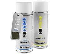 MG PRIME Peinture voiture Bombes aérosols pour Mini B49 Iced Chocolate Metallic Peinture de base vernis clair aérosol 400ml