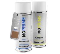 MG PRIME Peinture voiture Bombes aérosols pour Seat L27A Cup Copper Pearl Metallic Mat Peinture de base vernis clair aérosol 400ml