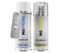 MG PRIME Peinture voiture kit bombe aérosol 2C aérosol pour Mini 303 Cosmos Black Perlcolor de couche de base vernis 2 composants