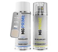 MG PRIME Peinture voiture kit bombe aérosol 2C aérosol pour Mini C75 Vibrant Silver de couche de base vernis 2 composants