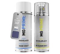 MG PRIME Peinture voiture kit bombe aérosol 2C aérosol pour Porsche 3AF Veilchenblau Metallic de couche de base vernis 2 composants