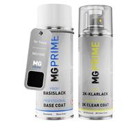 MG PRIME Peinture voiture kit bombe aérosol 2C aérosol pour Tesla NEU105E Sierra Black/Eclipse Black de couche de base vernis 2 composants