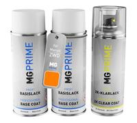 MG PRIME Peinture voiture kit bombe aérosol 2c pour Maruti ZWD / G1M Flame Orange Pearl Metallic bombe aérosol couche de fond, de base, 2 composants vernis