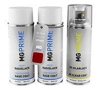 MG PRIME Peinture voiture kit bombe aérosol 2c pour Tesla PPMR New Red Pearl/Red Pearl Multi-Coat bombe aérosol couche de fond, de base, 2 composants vernis