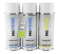 MG PRIME Peinture voiture kit bombe aérosol pour Lamborghini 0077 Verde Itaca Perl/Verde Ithaca Pearl de fond de base de vernis bombe aérosol 400ml