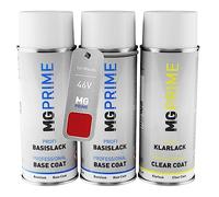 MG PRIME Peinture voiture kit bombe aérosol pour Mazda 46V Special Red Interior/Soul Red Interior Metallic de fond de base de vernis bombe aérosol 400ml