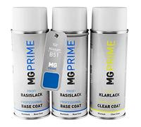 MG PRIME Peinture voiture kit bombe aérosol pour Nissan B51 Blue Pearl Metallic/Brilliant Blue de fond de base de vernis bombe aérosol 400ml