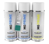 MG PRIME Peinture voiture kit bombe aérosol pour Peugeot EDP Bleu Obsession Metallic/Feng Rui Lan de fond de base de vernis bombe aérosol 400ml