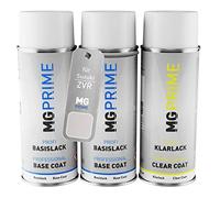 MG PRIME Peinture voiture kit bombe aérosol pour Suzuki ZVR Pure White Pearl Metallic de fond de base de vernis bombe aérosol 400ml