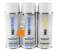 MG PRIME Peinture voiture kit bombe aérosol pour Suzuki ZWD / G1M Flame Orange Pearl Metallic de fond de base de vernis bombe aérosol 400ml