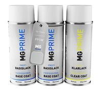 MG PRIME Peinture voiture kit bombe aérosol pour Tesla PPSW White Water Pearl/Pearl White Multi-Coat de fond de base de vernis bombe aérosol 400ml