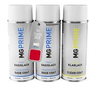 MG PRIME Peinture voiture kit bombe aérosol pour Toyota 3E5 Super Red 2 / Magmarot de fond de base de vernis bombe aérosol 400ml