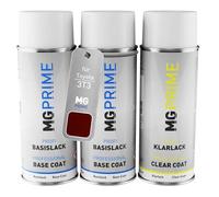 MG PRIME Peinture voiture kit bombe aérosol pour Toyota 3T3 Sensual Red Mica/Rouge Allure Nacre de fond de base de vernis bombe aérosol 400ml