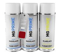 MG PRIME Peinture voiture kit bombe aérosol pour Volkswagen VW LA3T / A3T / 2K Wild Cherry Red Metallic de fond de base de vernis bombe aérosol 400ml