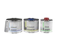 MG PRIME Peinture voiture kit couche de fond prêt pour la pulvérisation pour Jaguar FJ50-91LG Basf Ma913.70 Less Green la base + le 2C vernis 1,25l