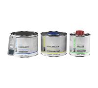 MG PRIME Peinture voiture kit couche de fond prêt pour la pulvérisation pour Toyota WB3 Sonic Black Pearl la base + le 2C vernis 1,25l