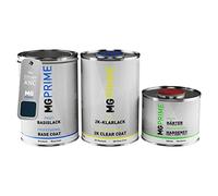 MG PRIME Peinture voiture kit de pot pour Citroen KNC Bleu Amiral/Admiral Blue couche de base vernis 2C durcisseur prêt à pulvériser 2,5l
