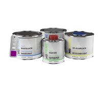 MG PRIME Peinture voiture kit de pot pour Dodge M3 Panther Pink/Moulin Rouge couche de fond, base, vernis 2C, durcisseur, prêt pour la pulvérisation 1,75l