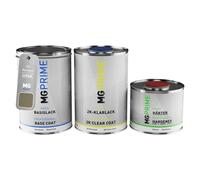 MG PRIME Peinture voiture kit de pot pour Renault HNK Beige Cendre Nacre Metallic/Atacama-Beige Metallic couche de base vernis 2C durcisseur prêt à pulvériser 2,5l