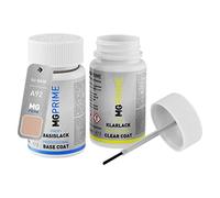 MG PRIME Peinture voiture kit de stylo retouche pour BMW A92 Orionsilber Metallic/Orion Silver Metallic de base de vernis de 50ml par flacon