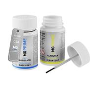 MG PRIME Peinture voiture kit de stylo retouche pour BMW C4A Oxidgrau II Pearl Metallic/Oxide Grey Metallic de base de vernis de 50ml par flacon
