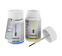 MG PRIME Peinture voiture kit de stylo retouche pour BMW N2W / C33 Hockenheimsilber Metallic de base de vernis de 50ml par flacon