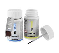 MG PRIME Peinture voiture kit de stylo retouche pour Citroen KHR / W4 Show Rouge Nacre/Diamant-Rot Metallic de base de vernis de 50ml par flacon