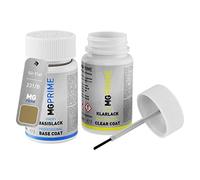 MG PRIME Peinture voiture kit de stylo retouche pour Fiat 231/B Beige Cappuccino/New Age Cream de base de vernis de 50ml par flacon