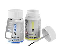 MG PRIME Peinture voiture kit de stylo retouche pour Ford ZAFAWWA / PNZAD0 / 4 Diamond White/Diamant Weiss de base de vernis de 50ml par flacon