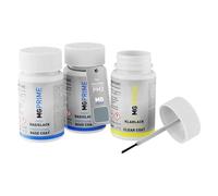 MG PRIME Peinture voiture Kit de stylo retouche pour Hyundai PM2 Meta Blue Pearl de fond, de base, de vernis de 50ml par flacon