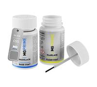 MG PRIME Peinture voiture kit de stylo retouche pour KIA CSS/CS Lunar Silver Metallic/Gris Perle de base de vernis de 50ml par flacon