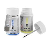 MG PRIME Peinture voiture kit de stylo retouche pour Lotus B121 Storm Titanium Metallic de base de vernis de 50ml par flacon