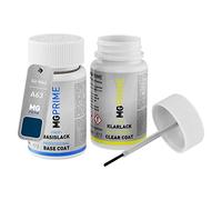 MG PRIME Peinture voiture kit de stylo retouche pour Mini A63 Lightning Blue Metallic de base de vernis de 50ml par flacon