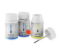 MG PRIME Peinture voiture Kit de stylo retouche pour Mini C1B Solaris Orange Metallic de fond, de base, de vernis de 50ml par flacon