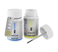 MG PRIME Peinture voiture kit de stylo retouche pour Opel 30E / 4RU Green Tea Metallic/The Vert Metallic de base de vernis de 50ml par flacon