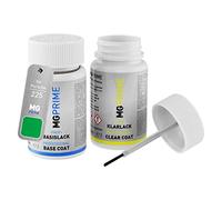 MG PRIME Peinture voiture kit de stylo retouche pour Porsche 225 Vipergrün/Kelly Green de base de vernis de 50ml par flacon